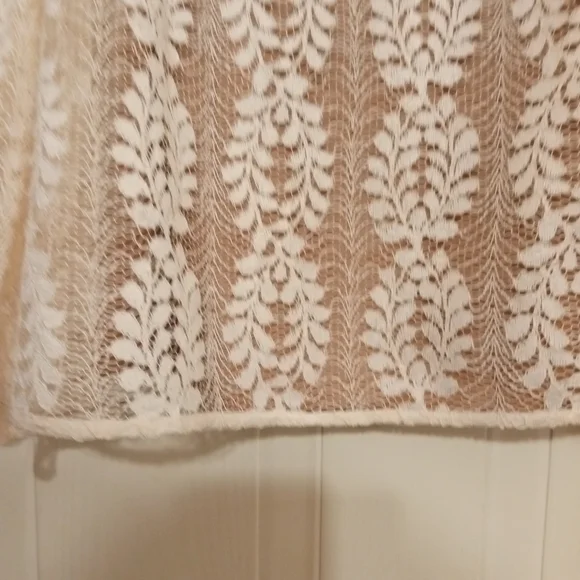 Michael Kors Cream Bell Sleeve Embellished Blouse - Picture 3 of 7